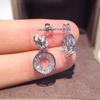 Huitan Brilliant Women's Drop Earrings with Cubic Zirconia Fashion Accessories for Wedding Party Modern Design Earrings Jewelry