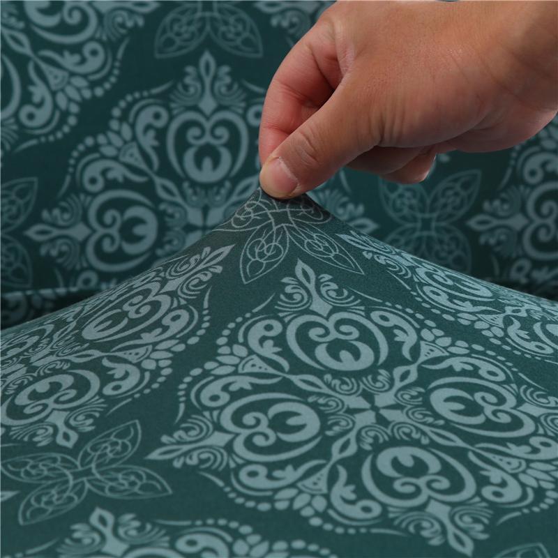Stretch Printed Stretch Sofa Seat Cushion Cover Backrest Cover Protector for Couch Sofa Cover L Shape Chaselong Slipcovers