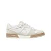 Suede Low-top Sneakers White