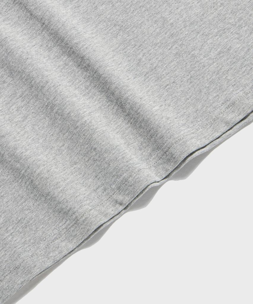 Beulonseun 10.6 Oz Cotton Short Sleeve Henley Tee Gray