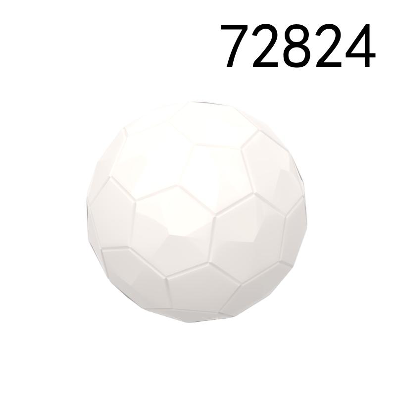 Domestic Building Blocks 72824 Soccer Figure Parts Compatible GBL Small Ball Loose Parts MOC Accessories Plastic Model Kit