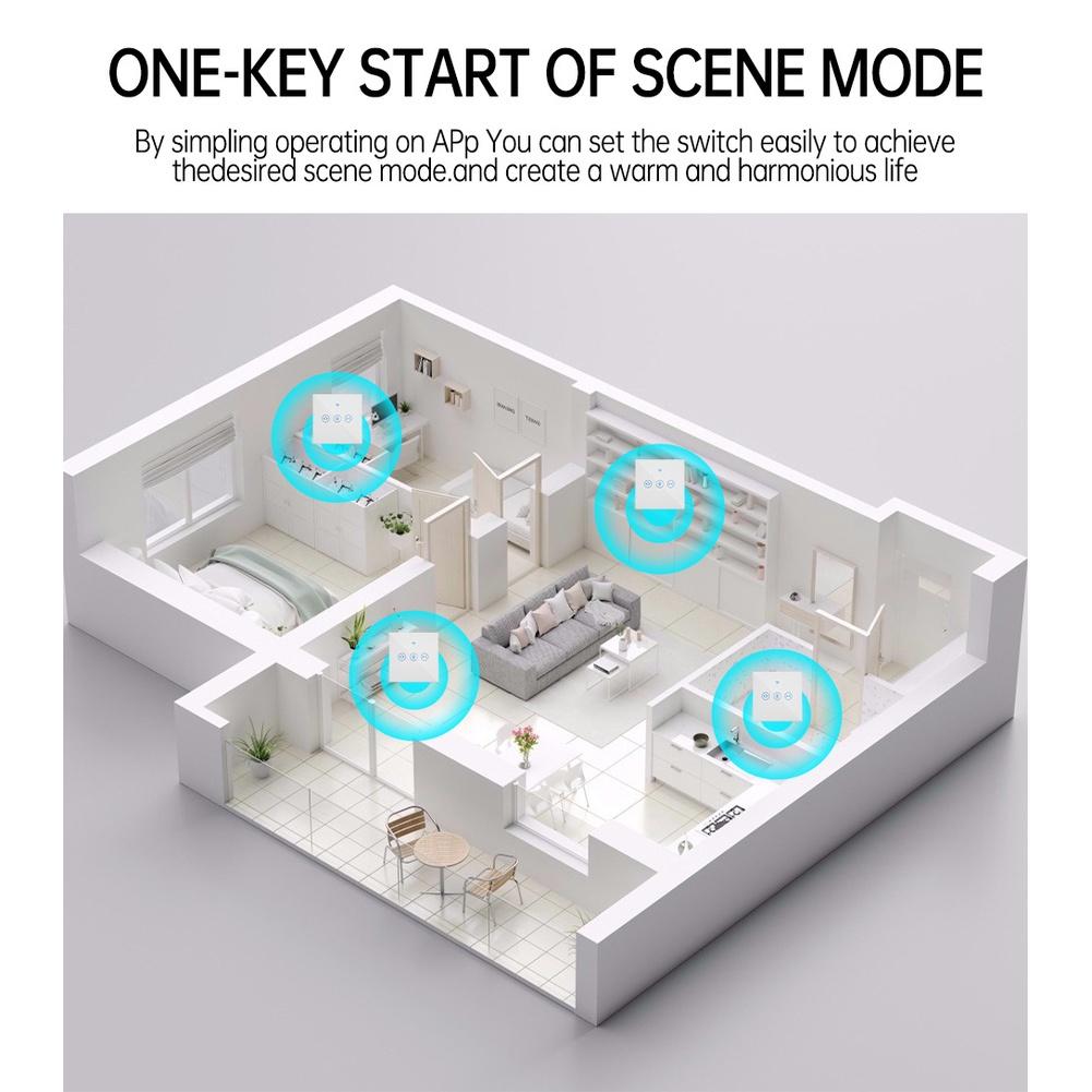 Living Room Bedroom WiFi Smart Curtain Voice Control White Voice Assistant Compatible For Standard Curtain Motors