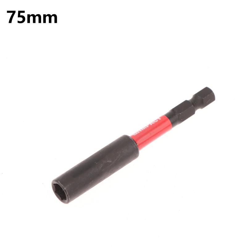 Nárazový magnetický držák prodlužovacího bitu Černý 60 mm/1/4" Šestihran Odolný proti rzi Odolné Příslušenství nářadí