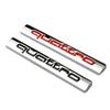 Quat Tro Logo Metal Car Trunk Tail Emblem Badge Sticker Decor for A4L A6L