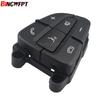 1pair Black/Moka Color Steering Wheel Control Switch Buttons For BENZ C GLC Class W205 W253 A0999050200 A0999050300