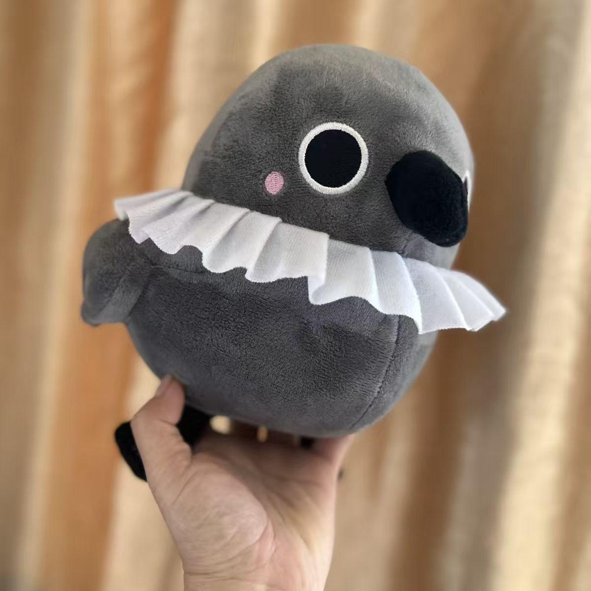 20cm Stylus Anime Liefde En Deepspace Cosplay Birdie Crow Pop Pluche Idool Lichaamskussen Kussen Cartoon Pluche Dieren Verjaardagscadeau 20 cm in stock black