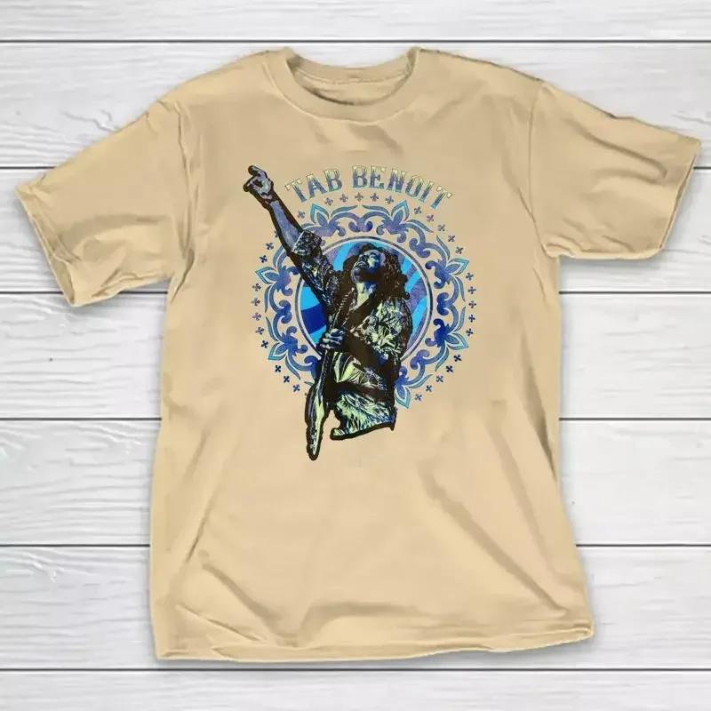 

Tab Benoit Tour Concert Blues Guitar Singer T Shirt Yellow S To 5Xl 5XL різнокольоровий