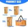 Spacious BBQ Insulated Storage Bag with Double Zippers and Carry Handle Perfect for Picnics Camping Day Ensuring Easy Access