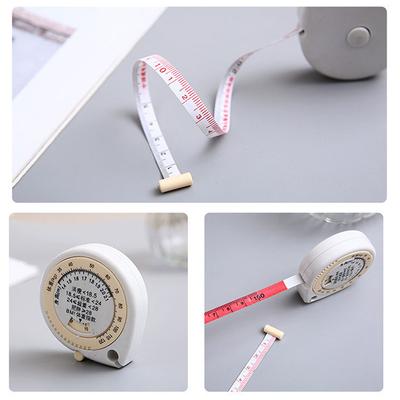 1,5M Automatický teleskopický svinovací metr Fitness měřicí páska Centimetr Metr Pásky Metrický svinovací metr Pravítko Na tělo Krejčí Šití