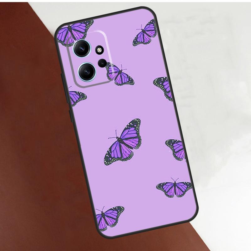 Purple Aesthetic Case For Xiaomi Redmi Note 10 Pro 8 9 11 12 Pro 9S 10S 11S 12S Cover For Redmi 12 9 10 C
