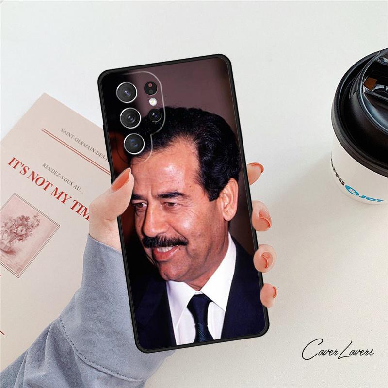Saddam Hussein Iraq Arabic phone case For Samsung Galaxy S24 S25 S23 S22 Ultra Note 10 20 Plus S20 S21 FE Cover