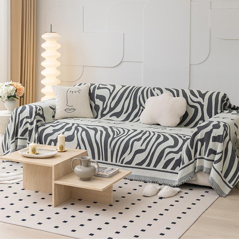 Chenille Sofa Cover Towel Nordic Style Anti-Scratching Sofa Slipcover Cover Cloth All-Inclusive Non-Slip Sofa Cover Sofa Cushion