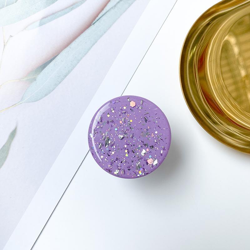 Star Epoxy Airbag Bracket Creative Sequin Paste Folding Lazy Bracket Mobile Phone Tablet Universal Korean Simple