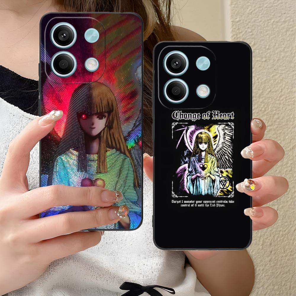 Yugioh Change of Heart Phone Case for Xiaomi Redmi Note 14 13 12 11 S Pro Plus 4G 5G Colorful Printing Cover Pretty Luxury Cover