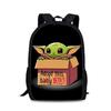 Mandalorian Grogu Batoh pro děti s dvojitým popruhem z odolného nylonového materiálu