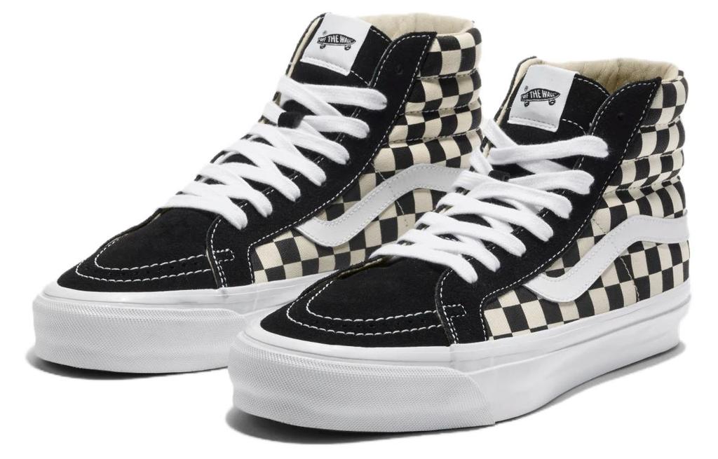 Sk8 Vans-Hi Reissue 38 'Checkerboard - Black Off White' VN000CR02BO
