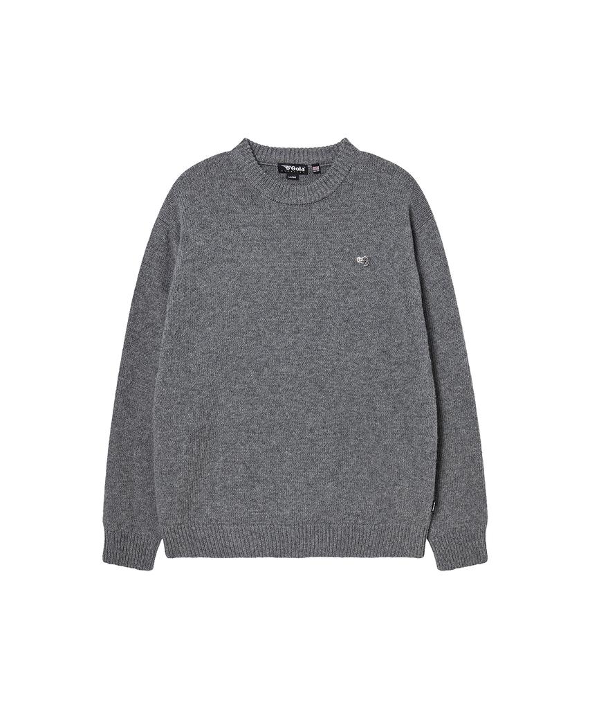 Gola Essential Crew Neck Knit [Melange Gray]