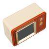 Retro Speaker TV Shaped Multifunctional Fashionable Time Speaker for Home Outdoor Use