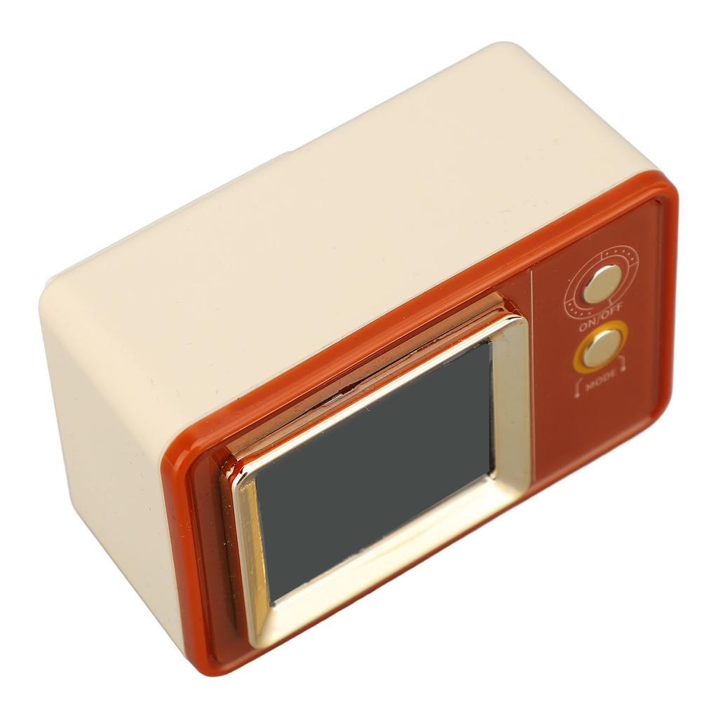 Retro Speaker TV Shaped Multifunctional Fashionable Time Speaker for Home Outdoor Use