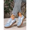 Women's Lace Up Sports Shoes - Low Cut Design, Suitable for Fitness, Skateboarding, Daily Wear and Casual Shoes All Season, Women's Sports Shoes