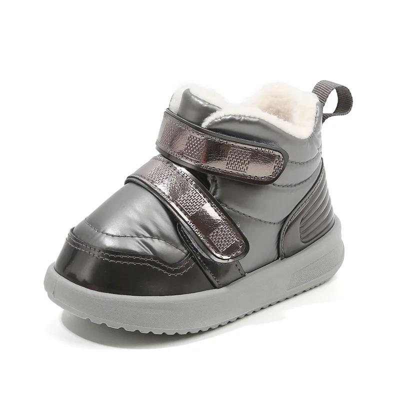 Warm Girl Boots Fashion Versatile Winter Boot Casual Non Slip Child Boots Simple Comfort Snow Boot Thick Soled Popular Kid Shoes