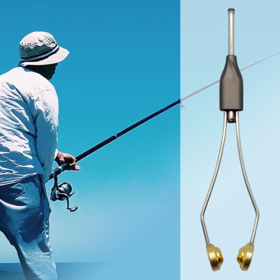 Fishing Bobbin Holder Fly Tying Tool Smooth Surface Compact Portable Adjustable Fly Tying Bobbin Holder Fishing Tackle