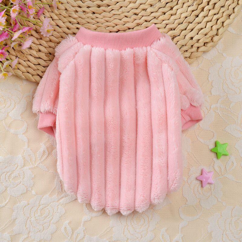 

New and winter one-sided plush pet clothes XL