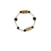 Tiger Eye Stone Elastic Retro Design Ring for Women - High-End Luxury Literary Style Index Finger Ring.