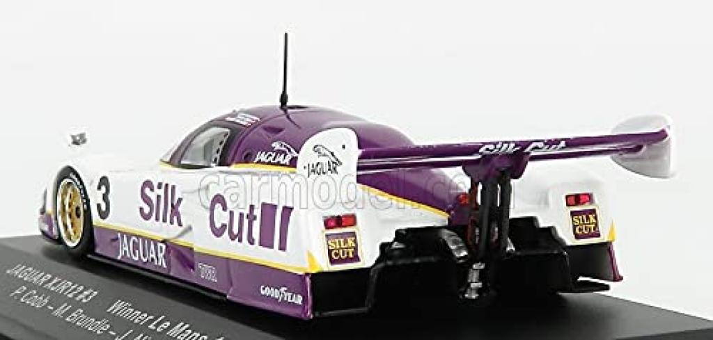 IXO Jaguar Miniaturauto 1/43 JAGUAR XJR12 7.0L V12 Team SILK CUT T.W.RACING Le Mans 24 Stunden 1990 Sieger Nr.3
