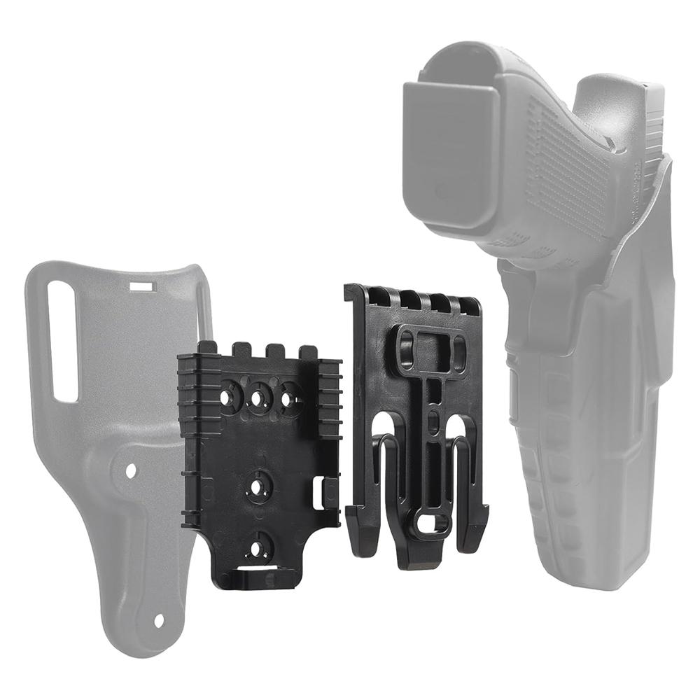 Système de Verrouillage Tactique QLS 19 22 Kit Holster Pistolet Adaptateur Ceinture Récepteur Rapide & Fourche Chasse Tir Entraînement Équipement Airsoft