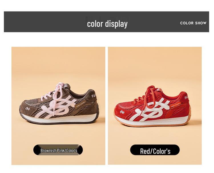 Autumn 2025 Women's German Trainer: Top Grain Cow Suede, Breathable, Thick-Soled, Versatile Casual Sports Shoes