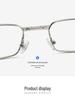 High-Definition Folding Reading Glasses - Metal Alloy Full-Frame, Anti-Fatigue Goggles, Easy To Carry