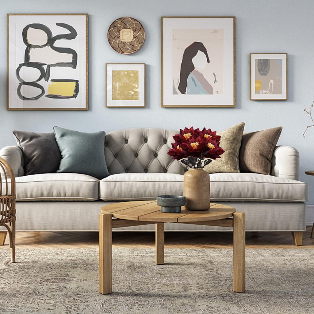 Artificial Lotus Fake Flower Bedroom Decoration Multifunctional Weddings Flower Decoration