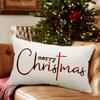Christmas Pillow Covers Merry Christmas Throw Pillow Decorative Linen Pillow Cover Sofa Cover Decorative Pillowcases Cotton