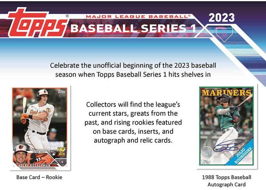 MLB 2023 Topps Series 1 Baseball Card Blaster Box Topps Series 1 Baseball Card Blaster Box Karta Major League Baseball
