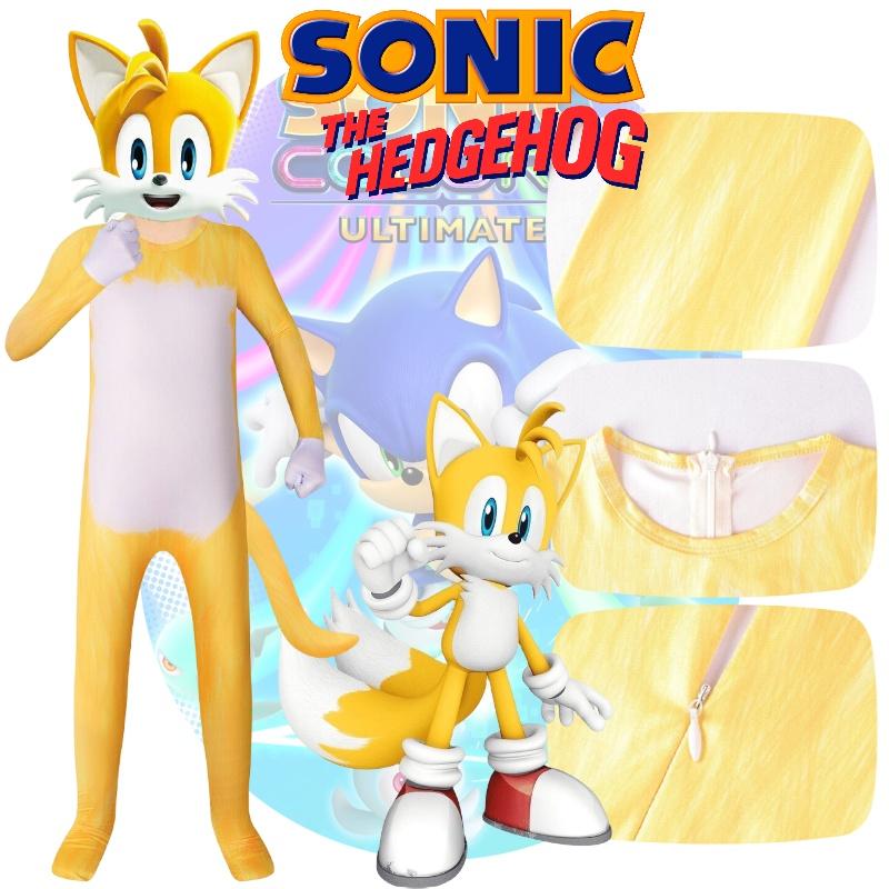 Tenue Cosplay Pour Enfants Thème Renard Sonic Style Européen Et Américain Tissu Doux Soie de Lait
