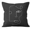 Nordic Wasabi Style Abstract Pillowcase Modern Simple Home Sofa Bedside Cushion Cover