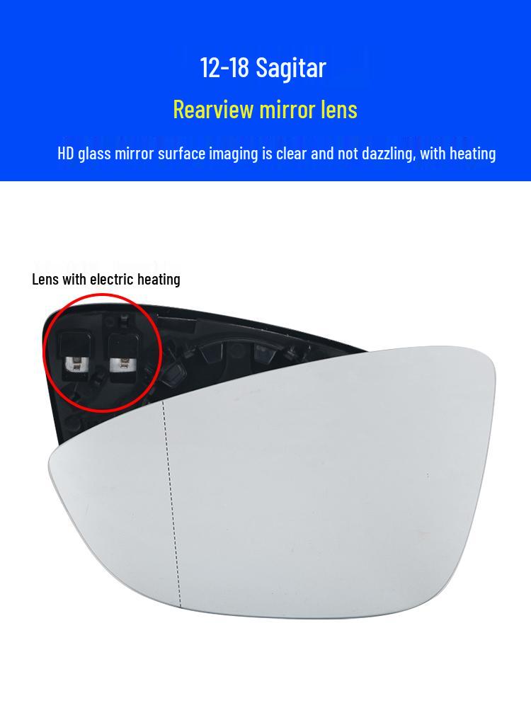 Volkswagen Sagitar Rearview Mirror Shell & Lens for 2012-2018 Models