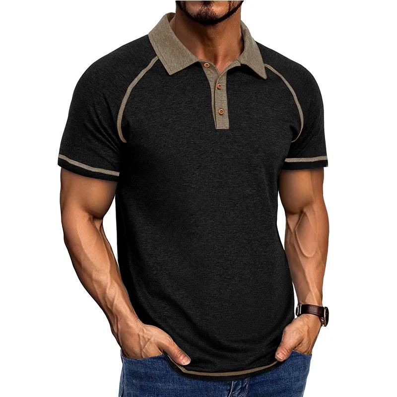 Summer Men's Polo Shirt Fashion Casual Short Sleeve Polos for Men