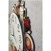 Koktajl 3d Design Swinging Pendulum Wall Clock