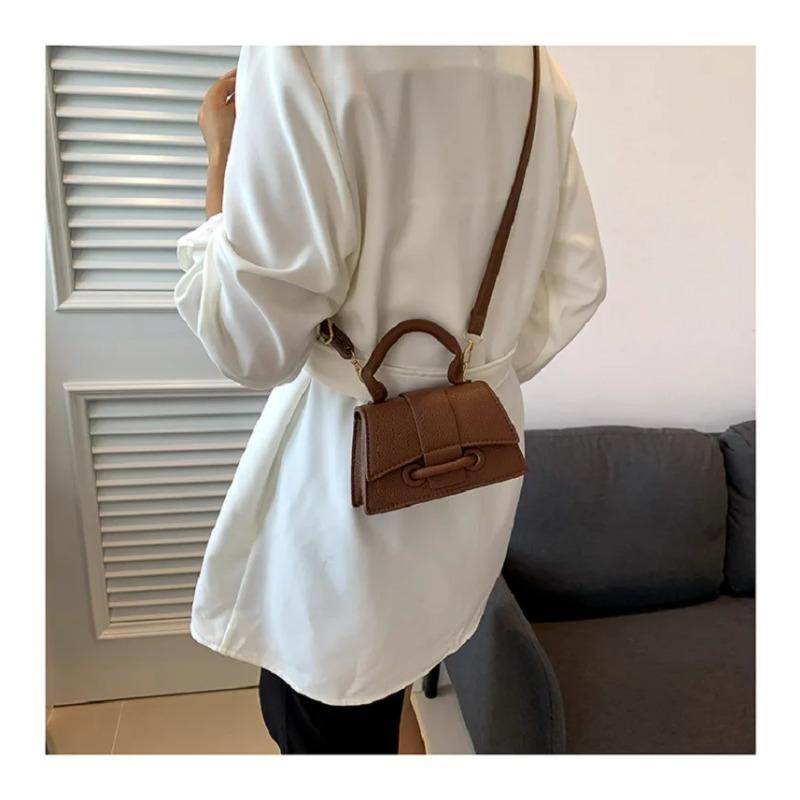 Women's PU Leather Crossbody Bag Trend Designer Square Bag New Fashion Handbag Single Shoulder Bags