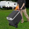 12 Volt Car Refrigerator, 60L Car Fridge, Portable Electric Cooler with Wheels and Handle, -20 to 20, 12/24V DC and 100- 240V AC Compressor Freezer