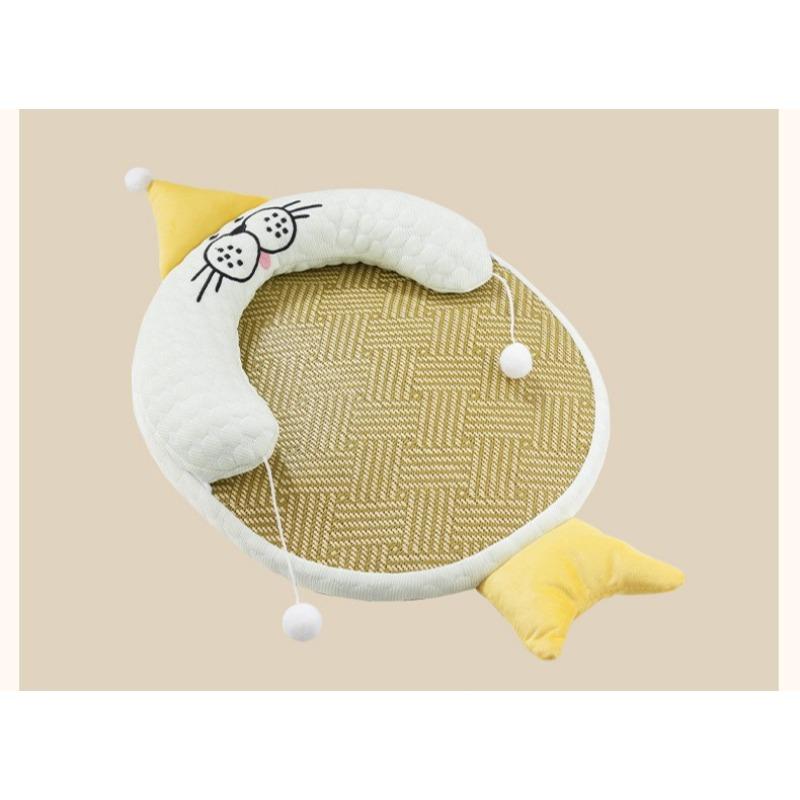 Summer Cool Ice Pet Cushion Breathable Heat Relief Sleeping Mat for Dogs Cats Home Nest Accessories