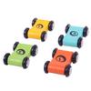 1/4Pcs Kids Wooden Gliding Car Toy Ramp Race Slide Track Mini Car Games Replacement Car Colorful Model Vehicle Playthings Ideal For Boys