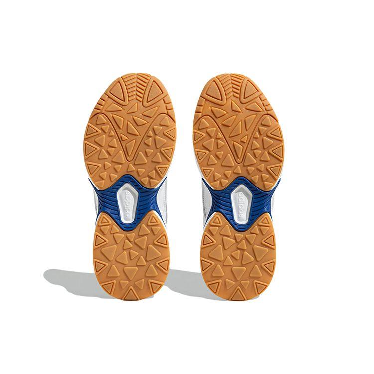 Adidas Neo JZ Runner Leather Suede Casual Slip-Resistant Durable Lightweight Low-Top Lifestyle Shoes Unisex Sneakers White Red IG9432