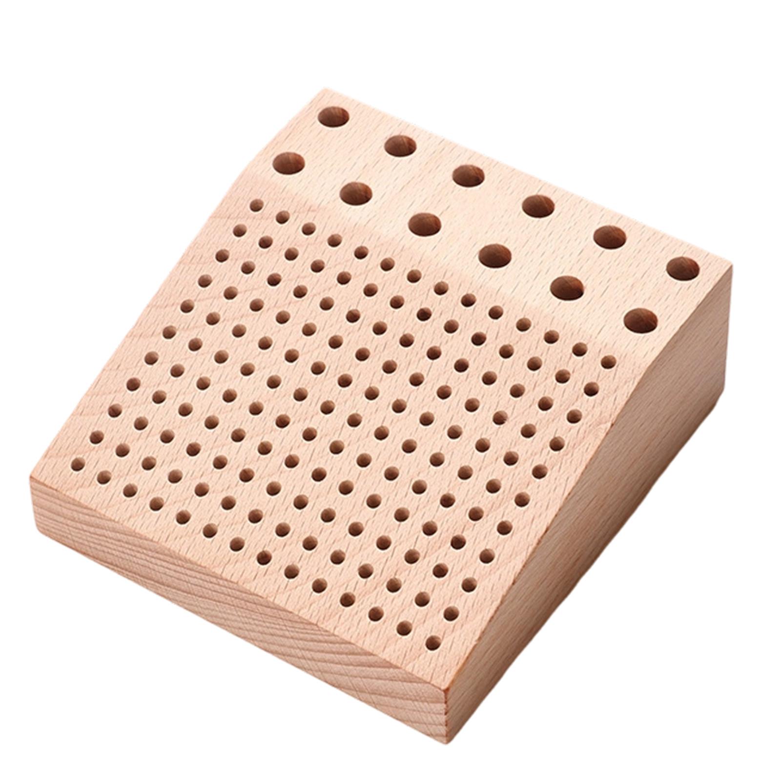 

Portable Wood Grinding Head Holder Lightweight Grinding Polish Head Bit Holder Display Drill Bits Organizer 1