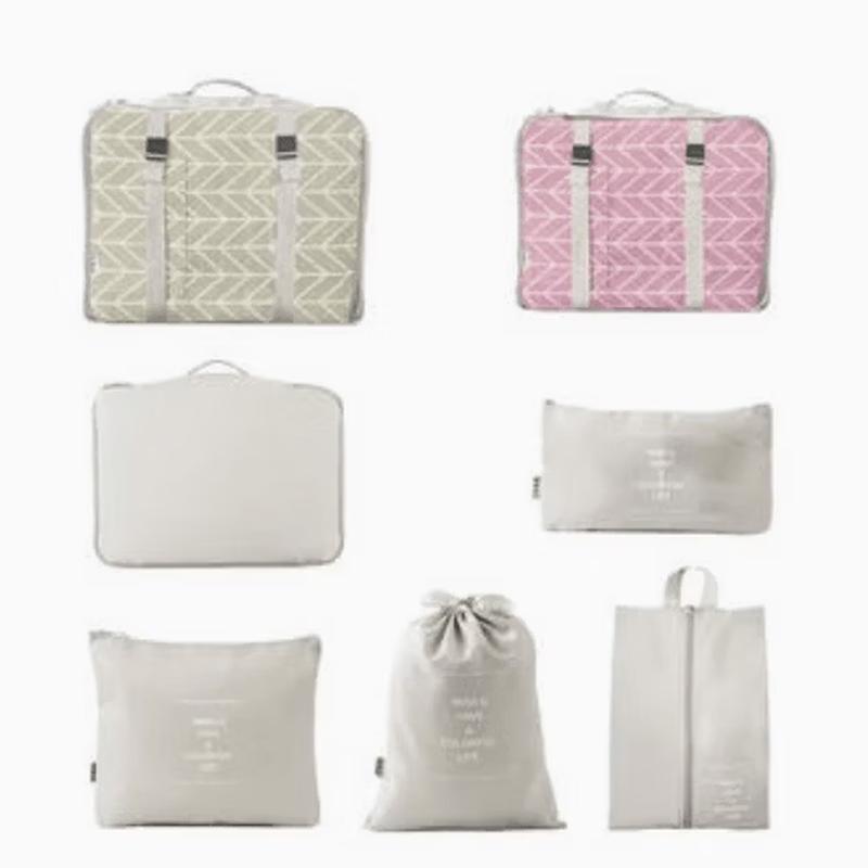 Portable Travel Storage Organizer Set