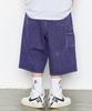 Bieseulaebis Carpenter Loose Fit Denim Shorts Purple