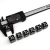 16mm Sada sčítacích a odčítacích kostek - Kostky s čísly a znaménky plus/minus pro stolní hry MTG