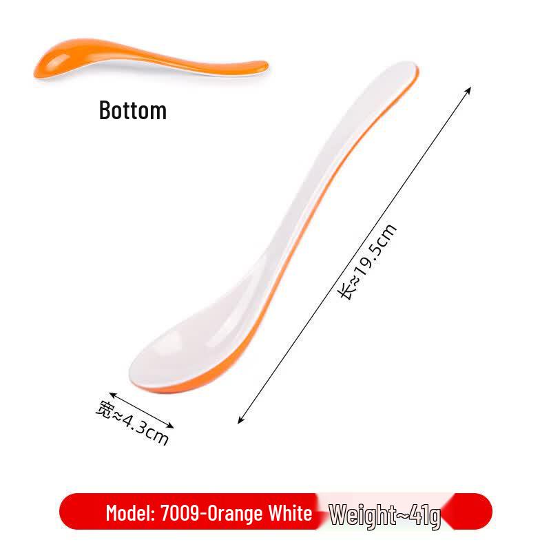 Commercial Melamine Long-Handle Soup Spoon